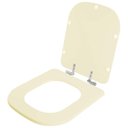 Ver imagem 2 de Tampa de Vaso Sanitário com Amortecedor Quadra Creme (Bege) para bacia Deca