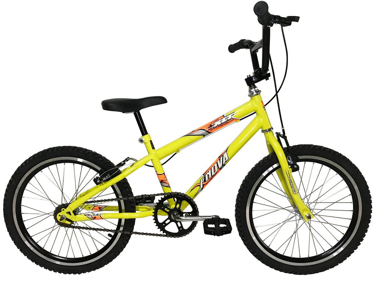 Bicicleta Infantil Aro 20 Aero Cross XLT - Xnova - Amarelo/Laranja - 1