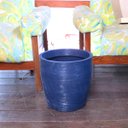Ver imagem 2 de Vaso Planta 30x30 Oval Moderno Polietileno - AZUL ESCURO 013