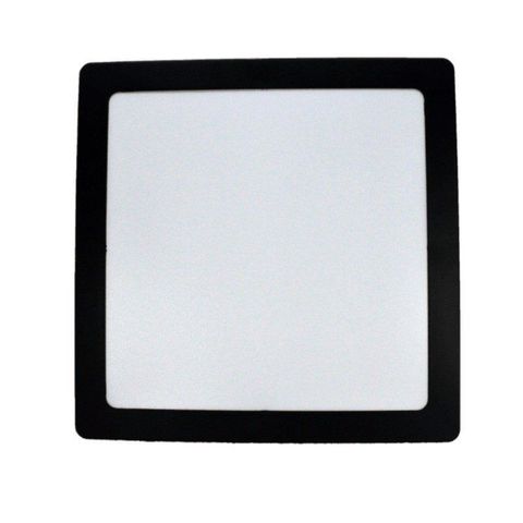 Painel Embutir 24w Quadrado Cor Preto Branco Frio