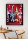 Ver imagem 1 de Quadro Decorativo Fotografia Garrafas Coca-cola - 70x50cm:moldura Preta