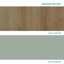Ver imagem 4 de Guarda Roupa de Canto 2 Peças 4 Portas Paris Luciane Móveis Avelã Pf-verde Pf