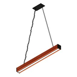 Luminária Pendente Horizontal Diamante Corrente - 4