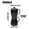 Cafeteira Econômica a Vapor de Alumínio com Baquelite - 6