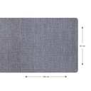 Ver imagem 5 de 1 Caminho Trilho Mesa Impermeável PVC Nápoli Cinza 42x140