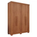 Ver imagem 2 de Guarda-roupa Solteiro Pinheiro 4 Portas 2 Gavetas Cinamomo - Pnr Móveis