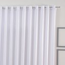 Ver imagem 2 de Cortina 2,80x1,80 Sala Quarto Cozinha Varão Voil Microfibra:branco