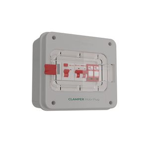 Quadro de Proteção para Carregadores Veiculares - 1 Tomada de 20 Amperes com Medidor de Consumo - 12