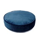Ver imagem 1 de Futton Turco Redondo Veludo Paris Ø45cm Azul