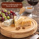 Ver imagem 2 de Jogo de Utensílios para Queijo 3 Peças com Suporte Tábua — Servir e Cortar com Elegância
