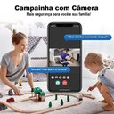 Ver imagem 3 de Campainha Wi-fi Inteligente com Interfone Câmera de Vídeo e Visão Noturna Conexão por App