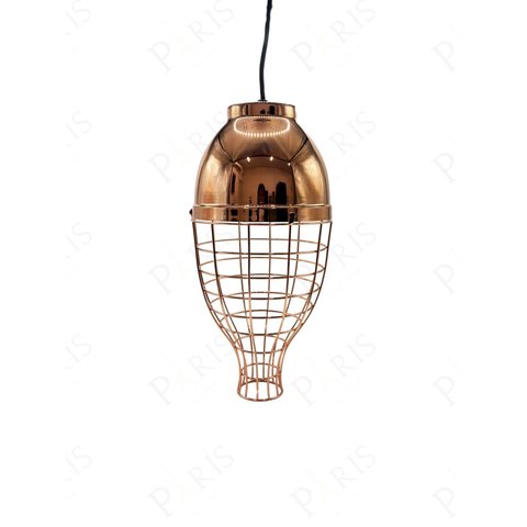 Pendente Aramado Rose Gold 41cm 1e27 Pe-051/1.21 Mais Luz