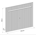 Ver imagem 4 de Painel para Tv 75 Polegadas Ripado 275x240cm Pratisk D04 Freijó - Mpozenato
