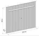 Ver imagem 4 de Painel para Tv 75 Polegadas Ripado 275x240cm Pratisk D04 Freijó - Mpozenato