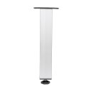 Ver imagem 4 de Kit 10 Pé Alumínio 25cm Fosco Cozinha Móveis 40x40 Regulável