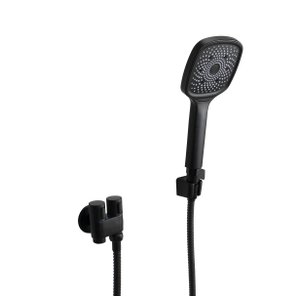 Ducha Higiênica Abs Quadrado Black C/ Registro com Derivação