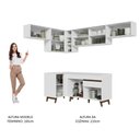 Ver imagem 7 de Armário De Cozinha Completa De Canto 402cm Branco 04 Branco