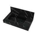Ver imagem 4 de Lavatório em Porcelanato para Banheiro Slim 60cm com Cuba Esculpida Yescasa Preto/Black