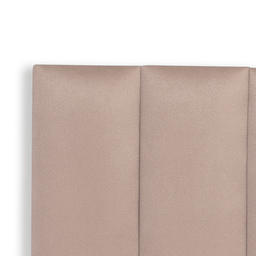 Cabeceira King Modulada Reta Cama Box Suede Bege - 4