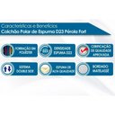 Ver imagem 3 de Cama Box Solteiro: Colchão Espuma Polar Pérola + Base Crc Rústico Clean(88x188)
