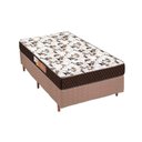 Ver imagem 1 de Cama Box Solteiro: Colchão Espuma Polar Pérola + Base Crc Rústico Clean(88x188)