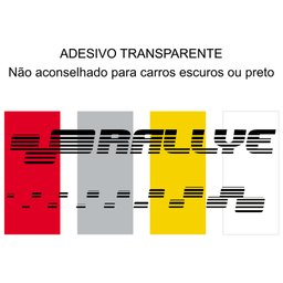 Kit Faixa Lateral + Adesivo Traseiro Gol Rallye G4 Preto Teu Adesivo - 3