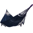 Ver imagem 3 de Rede de Dormir Casal Balanço de Algodão Premium 3,80m x 1,50m Varias Cores: Azul Marinho