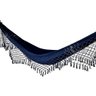 Rede de Dormir Casal Balanço de Algodão Reforçada 3,80m x 1,50m Varias Cores:Azul marinho - 2