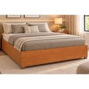 Ver imagem 1 de Cama Box Tcil Casal Mônaco Madeirado. Suporte 200kg Cinamomo