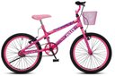 Ver imagem 1 de Bicicleta Jully Aro 20 Aero 36 Raias, Freios V-Brake Dianteiro e Traseiro, Suporte de Guidão Down Hi