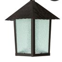 Ver imagem 3 de Kit 4 Arandela Colonial Quadrada Vidro Pontilhado E27 Bivolt Preto