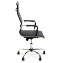 Ver imagem 7 de Kit 6 Cadeira Escritório Esteirinha Giratória Alta Ajustável - Preto