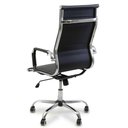 Ver imagem 6 de Kit 6 Cadeira Escritório Esteirinha Giratória Alta Ajustável - Preto