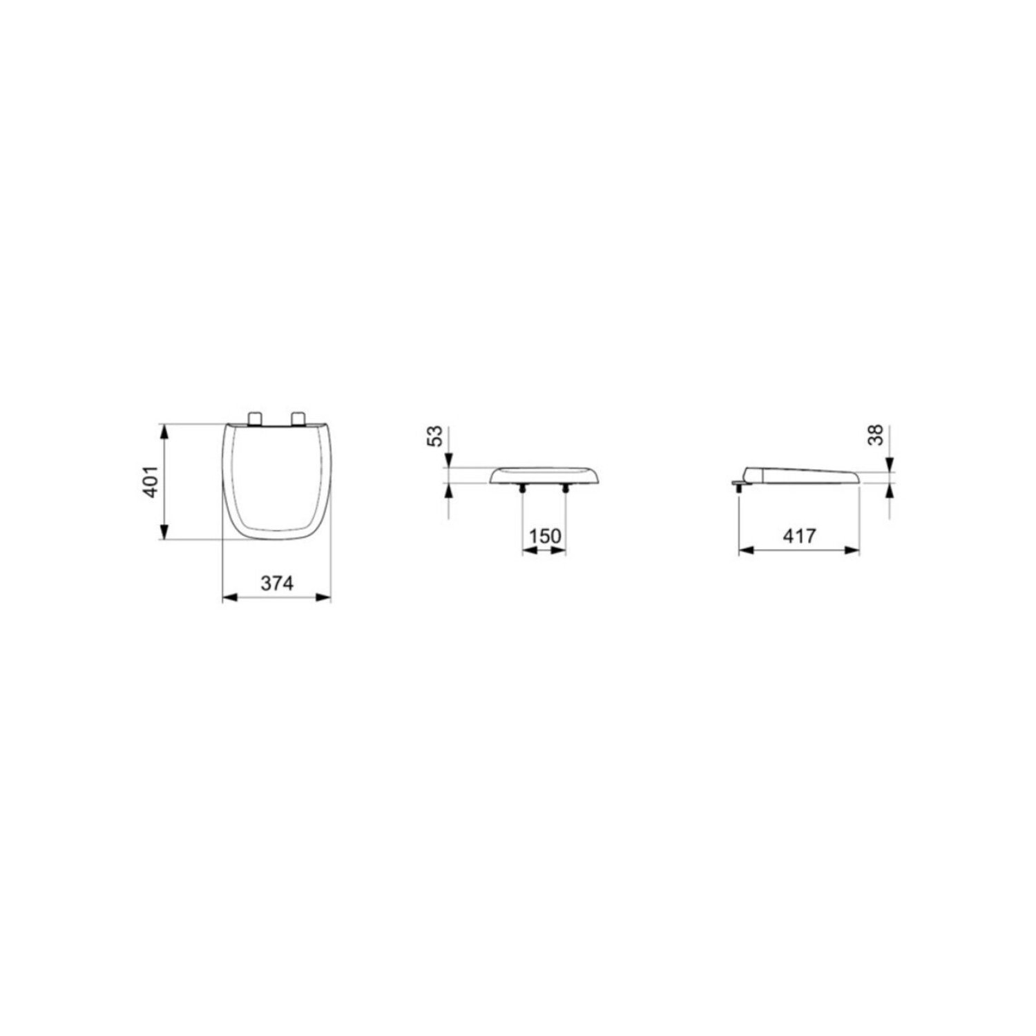 Assento Sanitário com Softclose Fit Plus Celite - 4