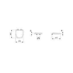 Assento Sanitário com Softclose Fit Plus Celite - 4