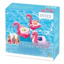 Ver imagem 5 de Kit com 3 Porta Copo Flamingo Inflável Piscina Mar Drink Holders Intex 33x25cm Intex