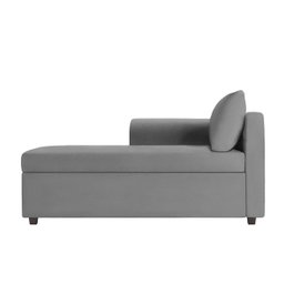 Recamier Divã Londres 140cm Linho Cinza - Inova Decor Inova Decorações - 1