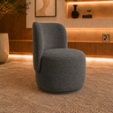 Ver imagem 3 de Poltrona Decorativa Bia Orgânica Boucle Recepção Sala Estar Quarto