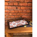 Ver imagem 3 de Bandeja de Mesa Retangular em Ferro com Ladrilhos