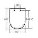 Ver imagem 2 de Assento Sanitário com Queda Amortecida Beyond Roca