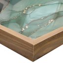 Ver imagem 3 de Quadro Decorativo Caixa Alta com Vidro Arquitetura Corredor Minimalista TaColado Moldura Madeira 90