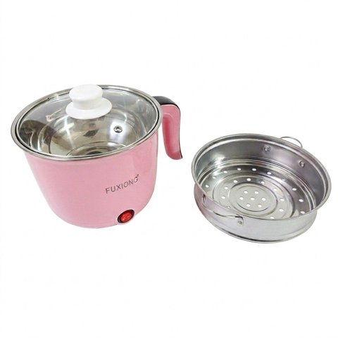 Panela Eletrica Portatil com Grelha Vapor Fuxiong 1.8L 220V