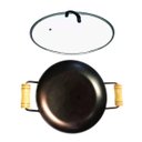 Ver imagem 1 de Chapa Disco Arado Chapa de Aço Carbono Alça Madeira TV 40cm