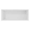 Ver imagem 5 de Armário Aéreo 80 cm Nicho Aberto para Cozinhas Lux, Glamy, Agata, Stella Branco Madesa