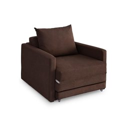 Poltrona Sofá Cama Solteiro 85cm Trento Marrom Estofama - 2
