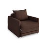 Poltrona Sofá Cama Solteiro 85cm Trento Marrom Estofama - 2