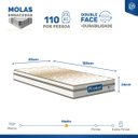 Ver imagem 4 de Colchão de Molas Ensacadas Double Face Pillow Euro Alfa Probel Solteiro 88cm