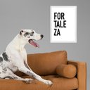 Ver imagem 1 de Quadro Decorativo Tipografia Fortaleza 33x24cm:moldura Branca