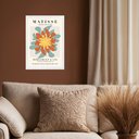 Ver imagem 1 de Quadro Decorativo Matisse - Flor Terracota 33x24cm:moldura Preta
