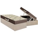 Ver imagem 1 de Conjunto Box Baú Solteiro: Colchão Espuma Orthoflex D28 / Livorno + Base Crc Suede Clean(88x188)